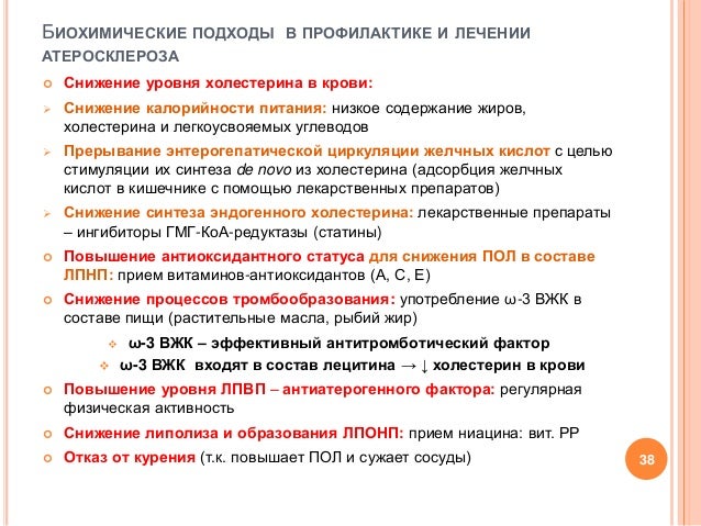 Нормы холестерина в крови лпвп